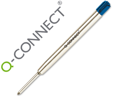 Recambio Q-Connect bolígrafo tipo Parker tinta azul